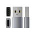 Satechi Aluminium USB-A To USB-C Adapter (Space Grey) - Digital3d.com.au